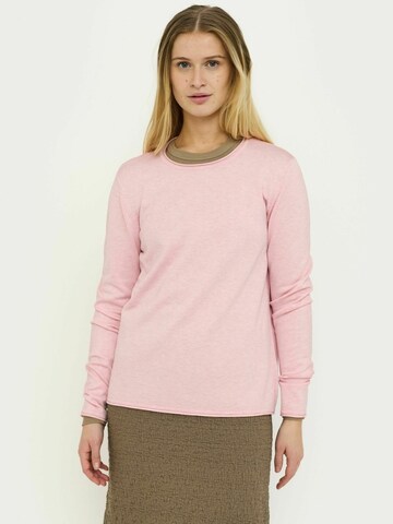 Pull-over ' SRMarla ' Soft Rebels en rose : devant