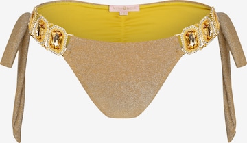 Moda Minx Bikinihose 'Lumiere Boujee' in Gold: Vorderseite