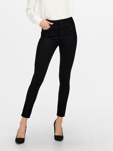 Only Petite - Skinny Vaquero 'ROYALE' en negro: frente