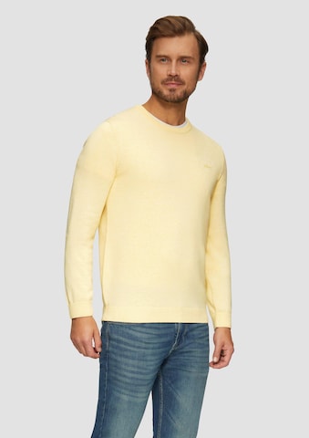s.Oliver Pullover in Gelb: Vorderseite