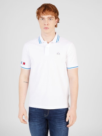 La Martina Poloshirt in Weiß: predná strana