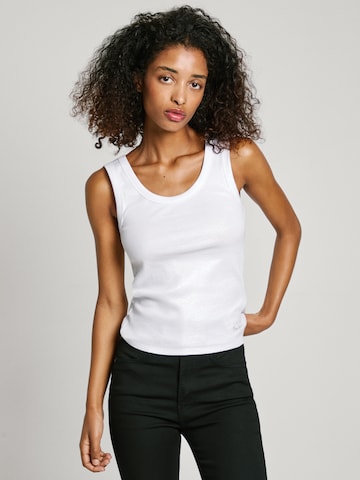 Pepe Jeans Top 'Lacey' in White: front