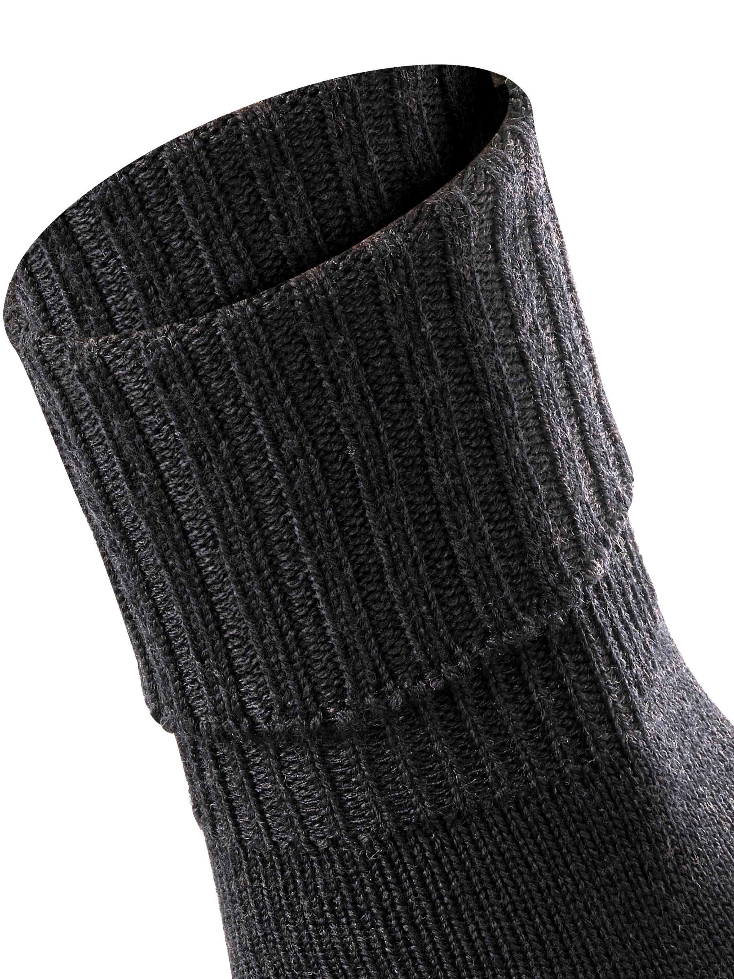FALKE Socks 'Striggings Rib' in Black