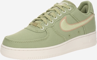 Nike Sportswear Matalavartiset tennarit 'AIR FORCE 1' värissä vaaleabeige / pastellinvihreä / roosa / valkoinen, Tuotenäkymä