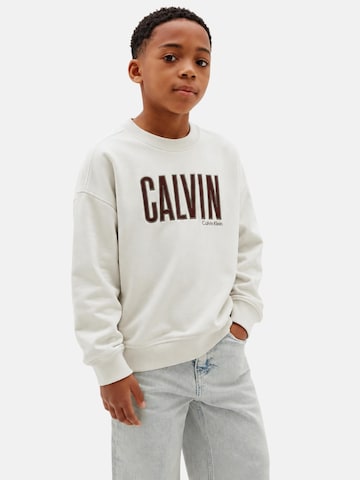 Sweat Calvin Klein Kids en blanc
