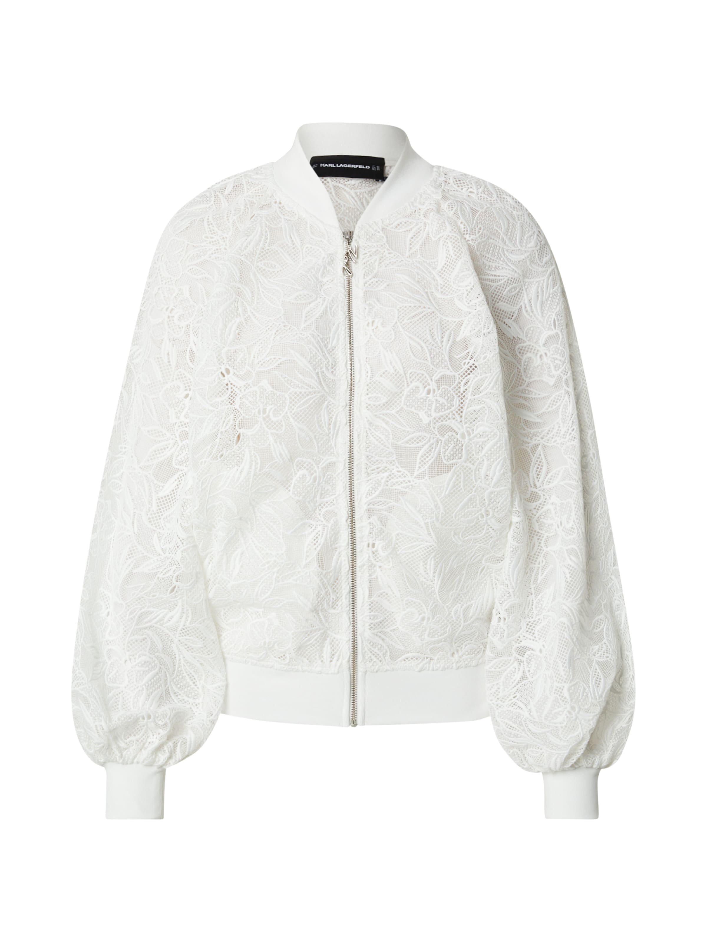 Karl Lagerfeld Between-Season Jacket in White: front