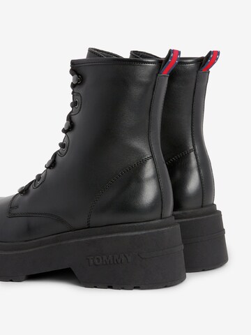 Tommy Jeans Lace-Up Boots in Black