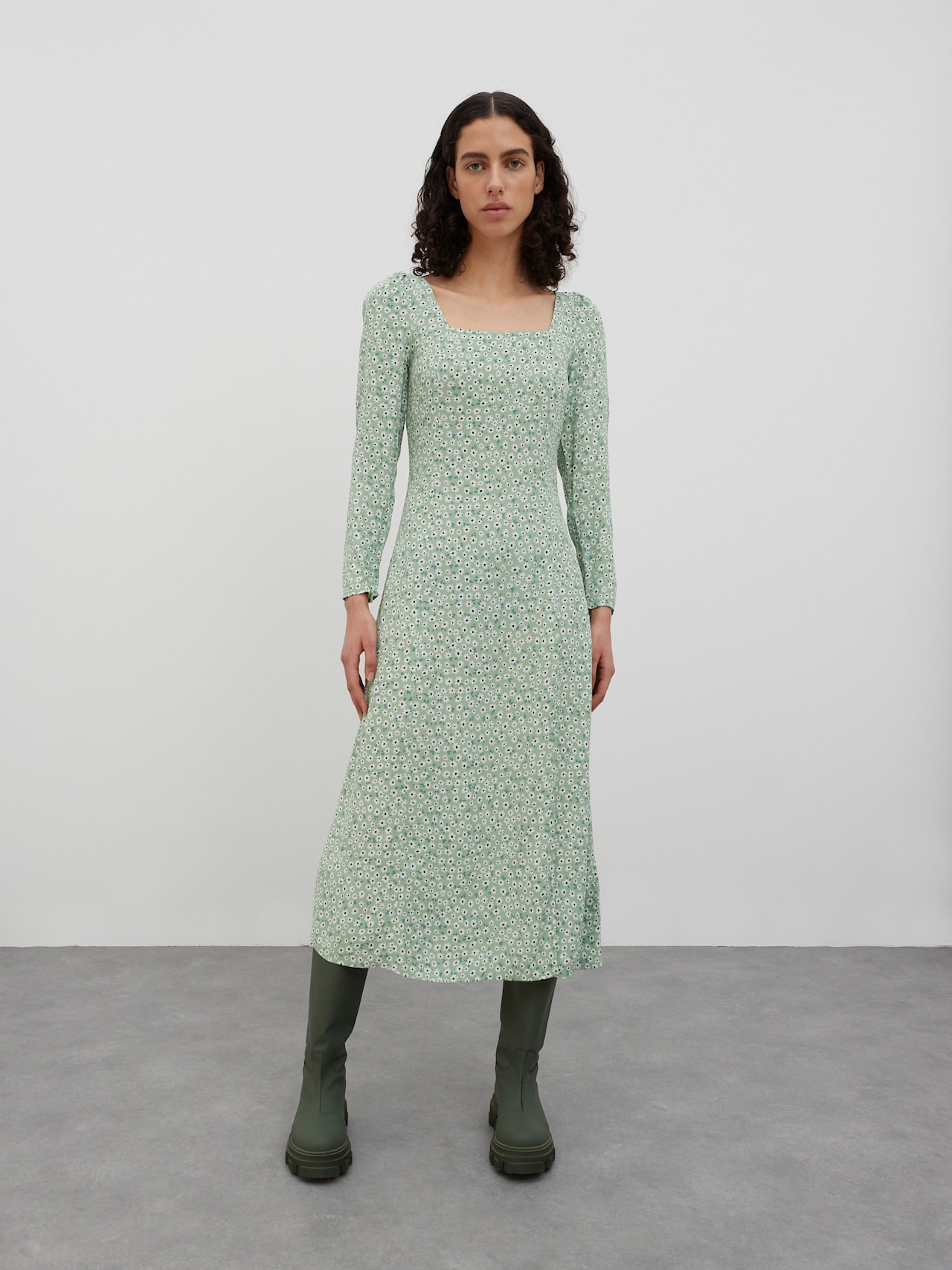 EDITED Produits Robe 'Lotta' vert