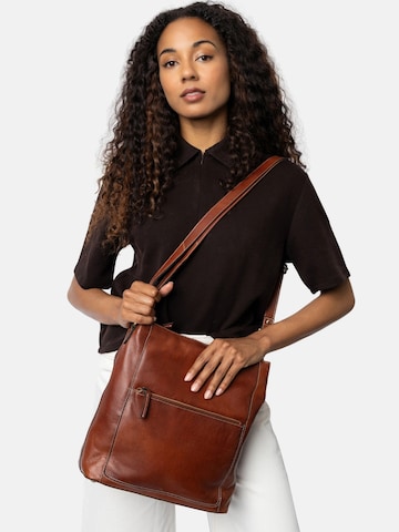 RE:DESIGNED Shopper ' Nyra ' in Bruin: voorkant