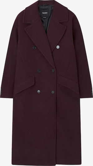 Pull&Bear Manteau mi-saison en bordeaux, Vue avec produit