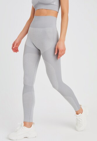 Leif Nelson Slim fit Athletic Pants in Grey: front