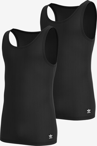 Maillot de corps 'Comfort' ADIDAS ORIGINALS en noir : devant