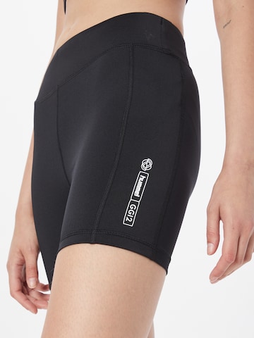 Skinny Pantalon de sport 'GG12' Hummel en noir