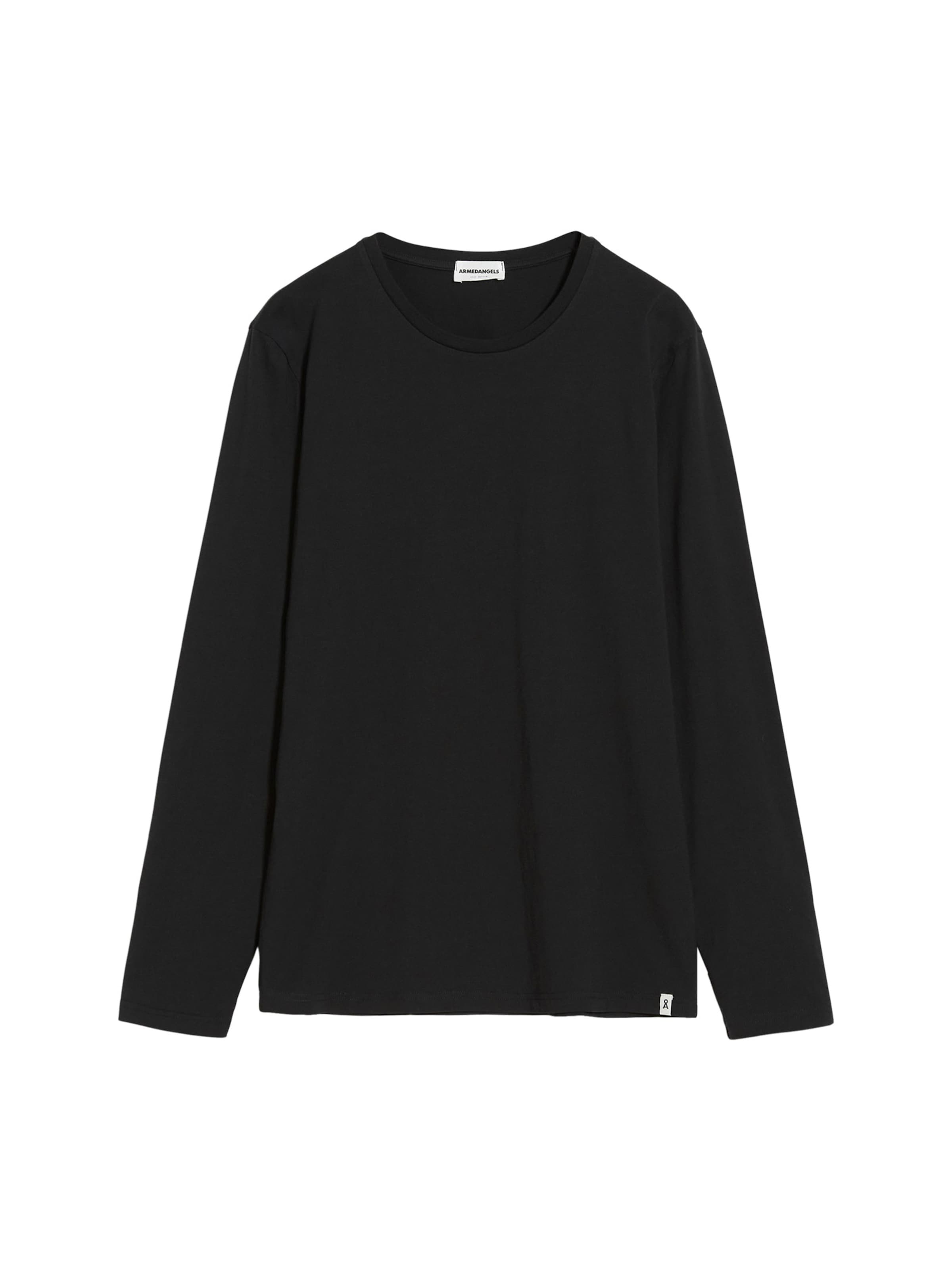 ARMEDANGELS Shirt &#x27;Jaarlo&#x27; in Black: front