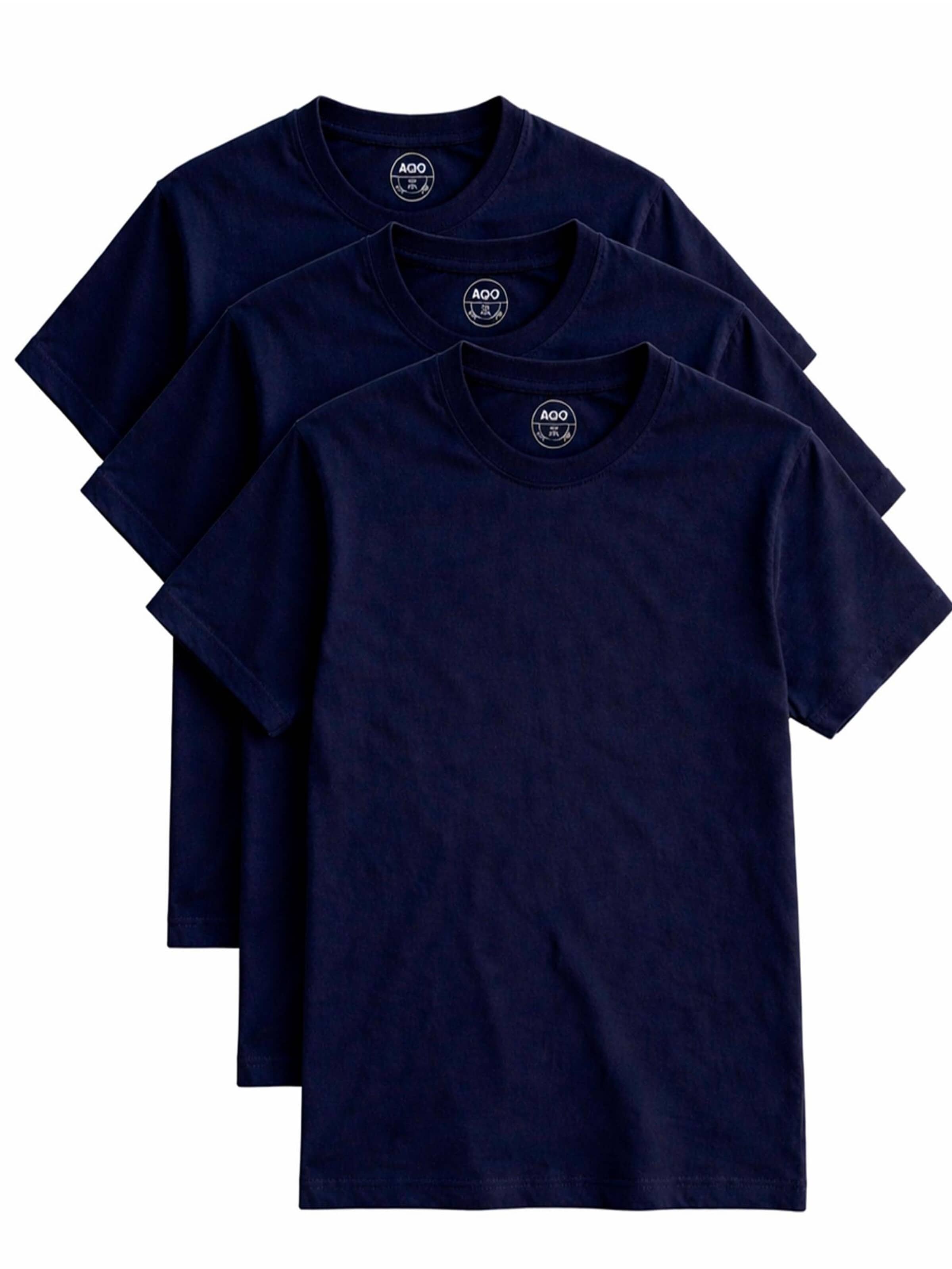 A Question Of (AQO) Bluser & t-shirts '3 Pack Anders Tee' i blå: forside