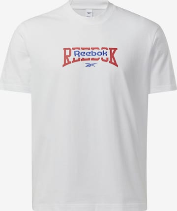 Reebok Classics T-shirt i vit: framsida