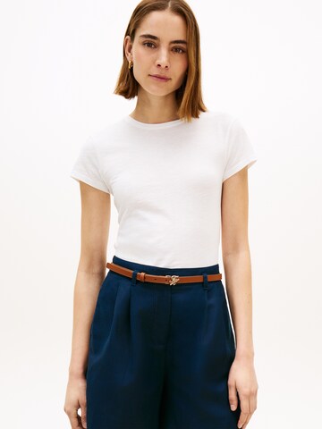 TOMMY HILFIGER T-shirt i vit: framsida