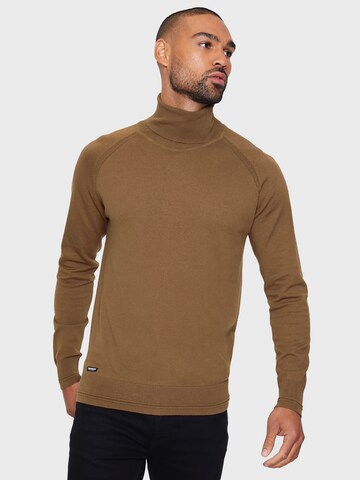 Pull-over 'Lance' Threadbare en marron : devant