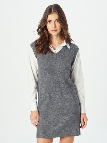 JDY - Vestido camisero 'Drea' en gris: frente