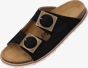 Mule 'Elaha Corda' Palado en noir : devant