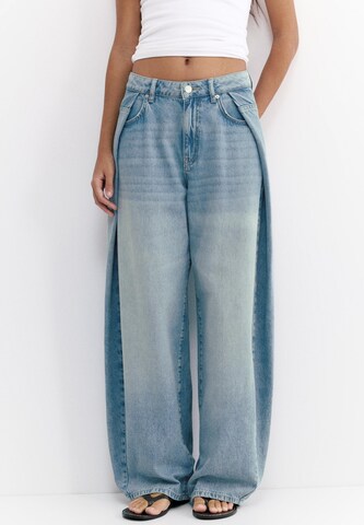 Pull&Bear Barrel Jeansy w kolorze niebieski: przód