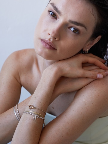 Echtzeit Bracelet 'Like Diamonds' in Gold: front
