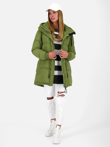 Alife and Kickin - Casaco de inverno 'Erin' em verde