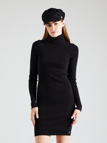 Calvin Klein Jeans Knitted dress in Black: front