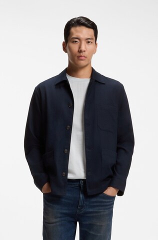 BOSS Comfort fit Button Up Shirt 'Cai' in Blue: front