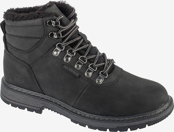SKECHERS Veterboots 'Corado - Memphis' in Zwart: voorkant
