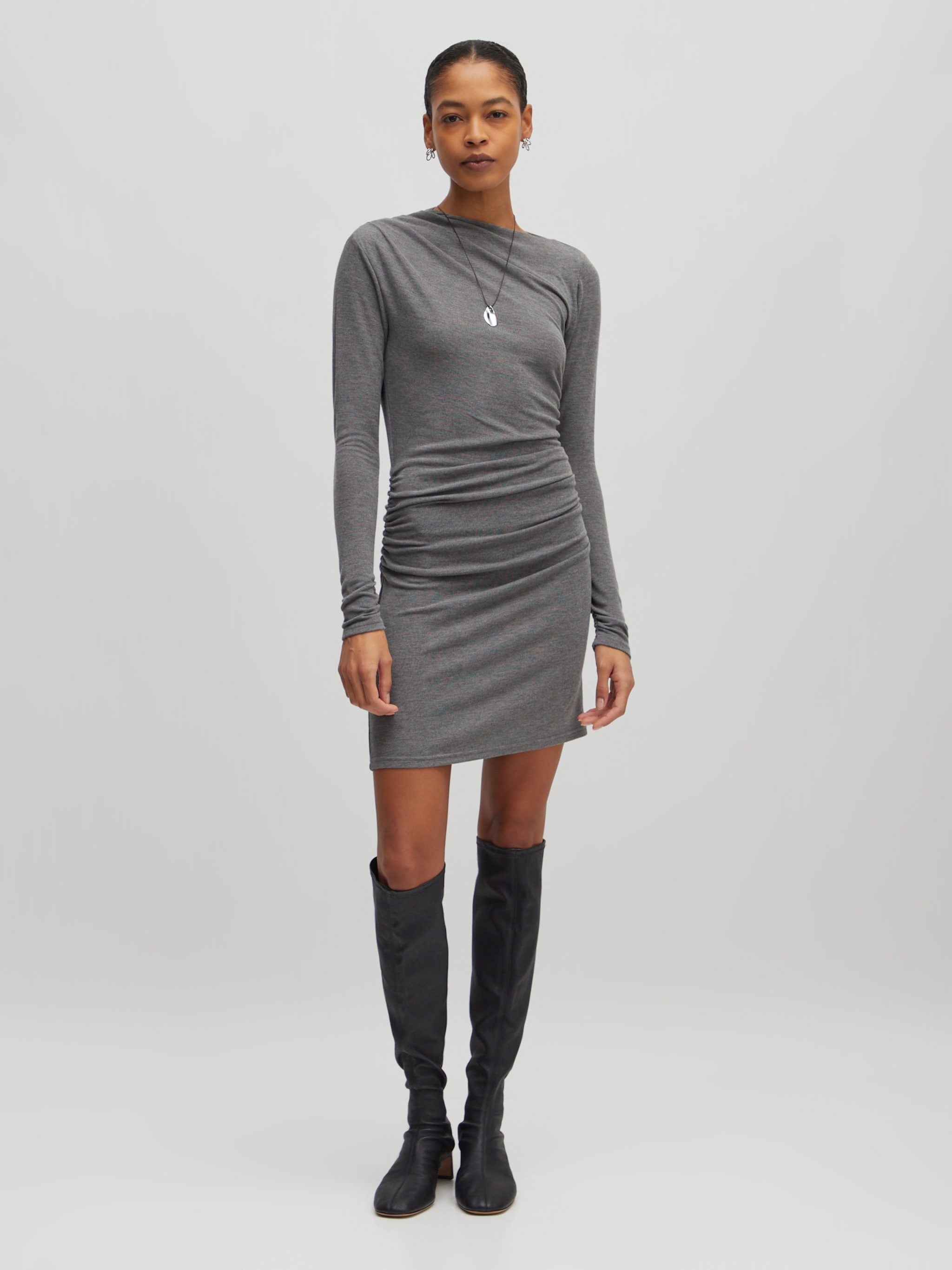 EDITED Produkte Kleid 'Alana' grau