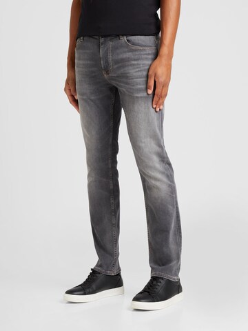Slimfit Jeans 'Delaware' de la BOSS pe gri: față