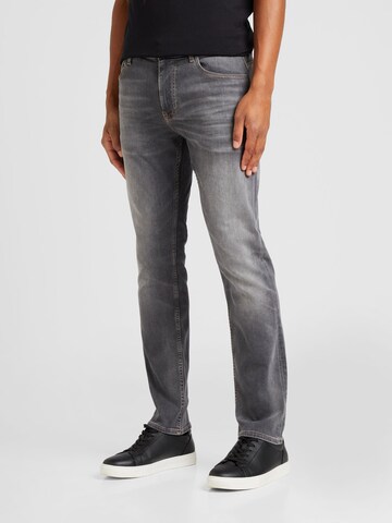 BOSS Slimfit Jeans 'Delaware' in Grijs: voorkant