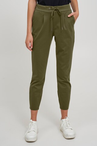 Oxmo Loose fit Pants 'Anita' in Green: front
