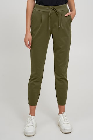 Oxmo - Tapered Pantalón 'Anita' en verde: frente
