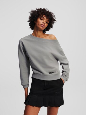 KARL LAGERFELD JEANS Sweatshirt in Grey: front