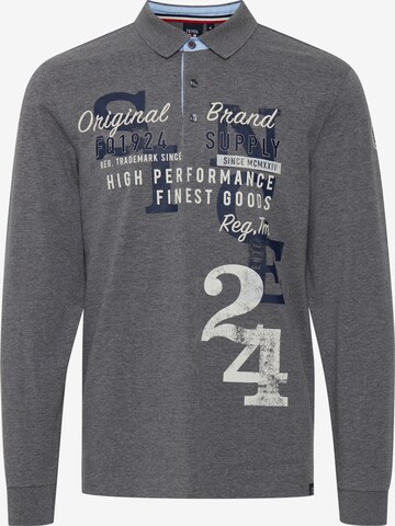 FQ1924 Shirt 'RAGNVALD' in Grijs: voorkant