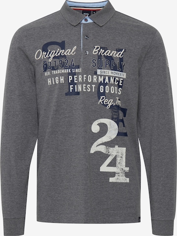 FQ1924 Longsleeve 'RAGNVALD' in Grau: predná strana