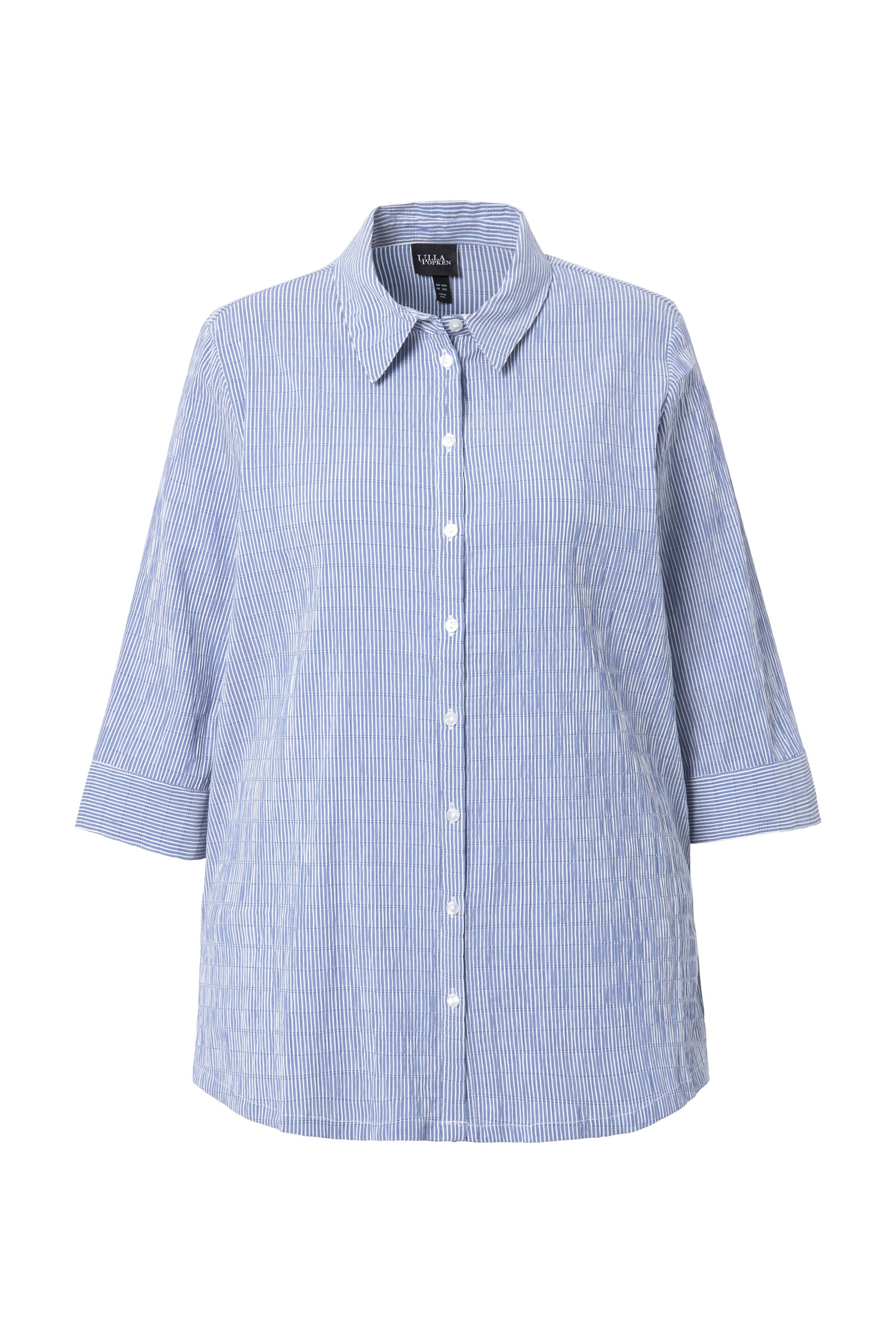 Ulla Popken Blouse in Blauw: voorkant