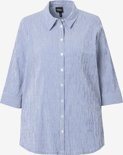 Ulla Popken Bluse in kobaltblau / weiß, Produktansicht