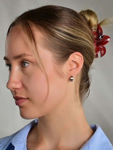 Akzent Earrings 'Delia, langlebig' in Silver: front