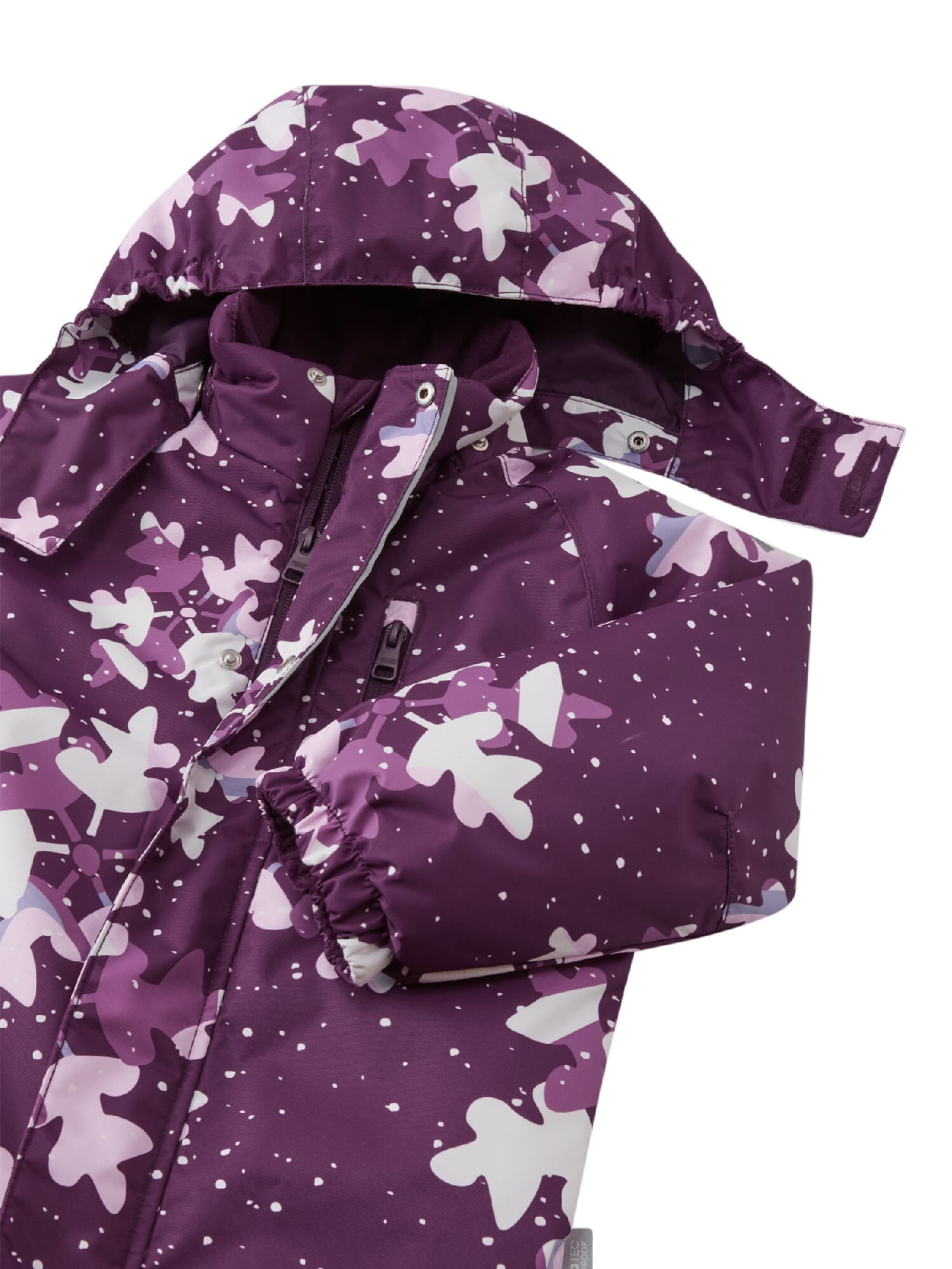Reima Overall 'Polut' in Lila: voorkant