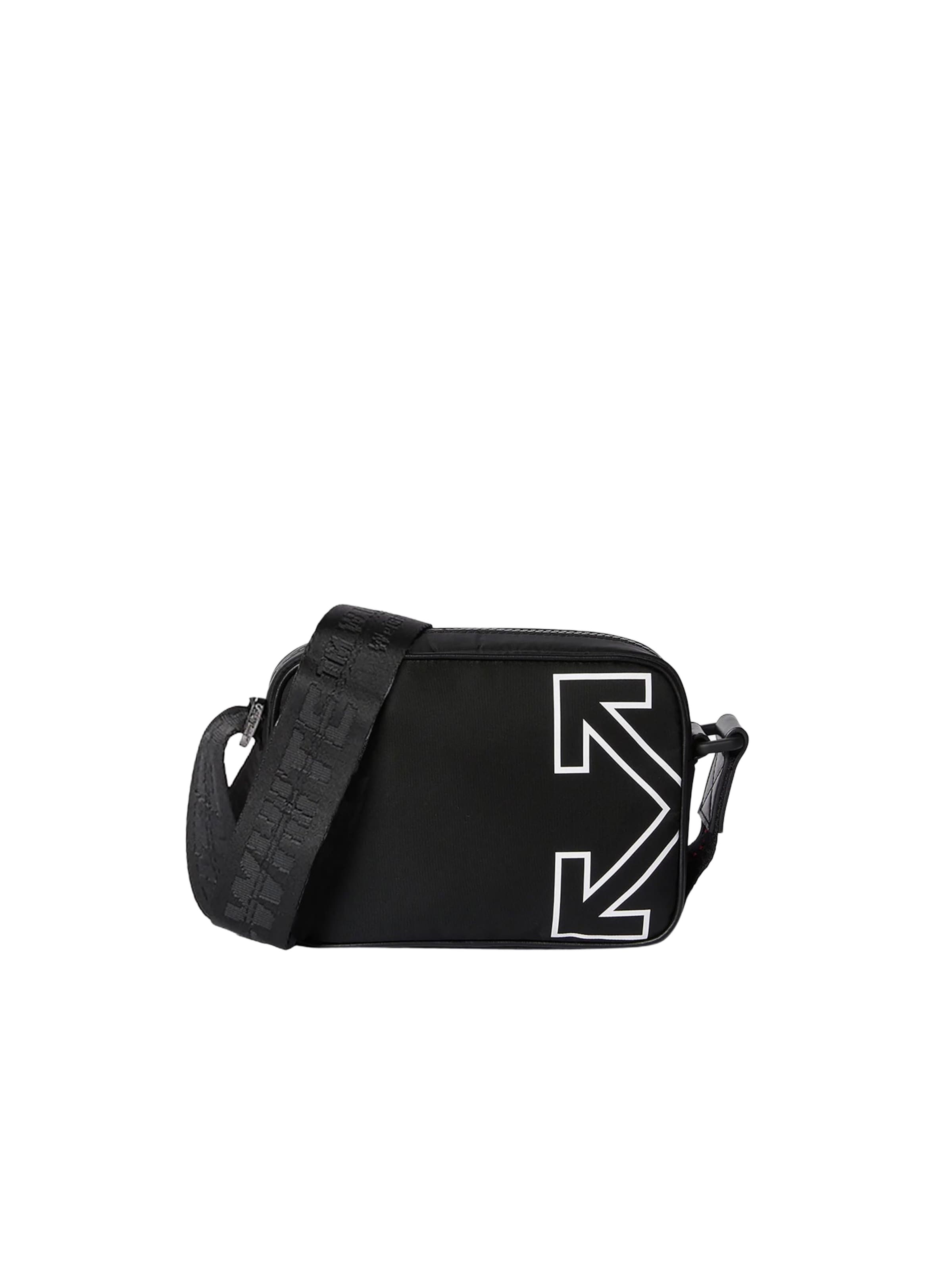 Off-White Schoudertas in Zwart: voorkant