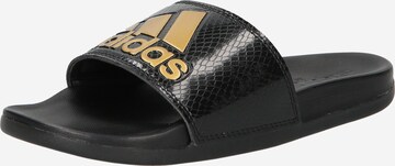 ADIDAS SPORTSWEAR Strand-/badsko 'Adilette Comfort' i svart: framsida