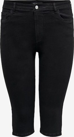 ONLY Carmakoma Skinny Jeans 'Sally' in Zwart: voorkant