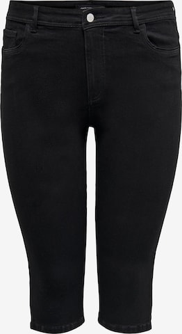 ONLY Carmakoma - Skinny Vaquero 'Sally' en negro: frente