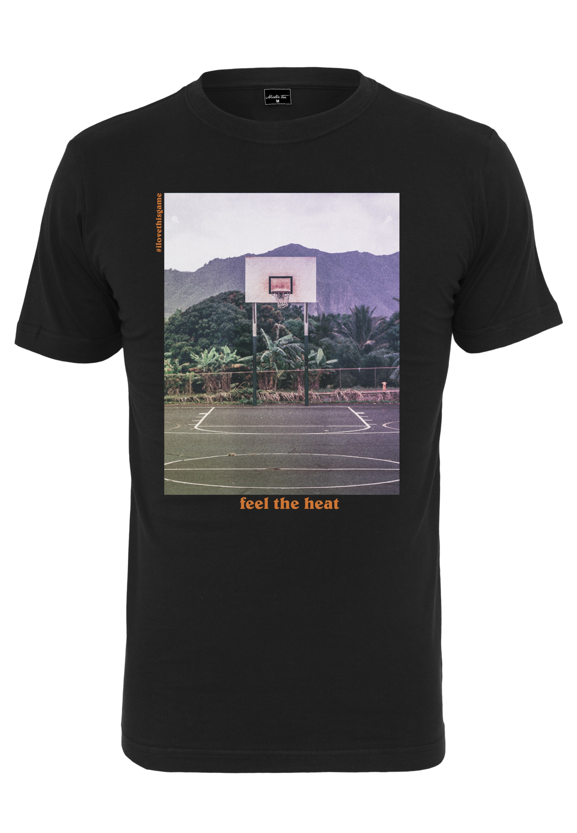 MT Men Shirt 'Feel the Heat' in Black: front