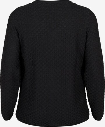 Zizzi Pullover 'Melsa' in Schwarz