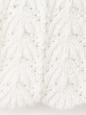 MANGO TEEN Gebreid vest 'ONA' in Wit