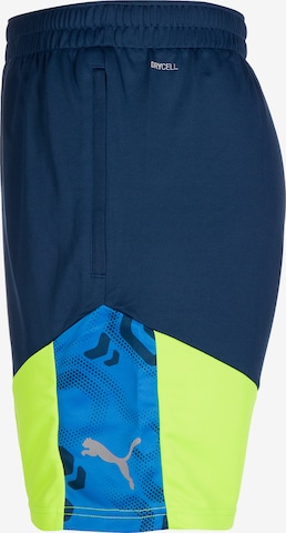 Regular Pantalon de sport 'IndividualCUP' PUMA en bleu